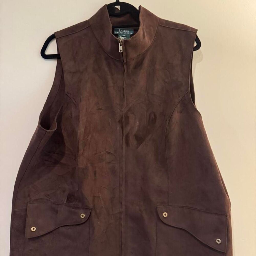 Ralph-lauren Women's Brown Gilet/Vest Size 1X